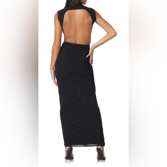 AFRM ROSETTE RHINESTONE MAXI DRESS - Picture 2 of 4